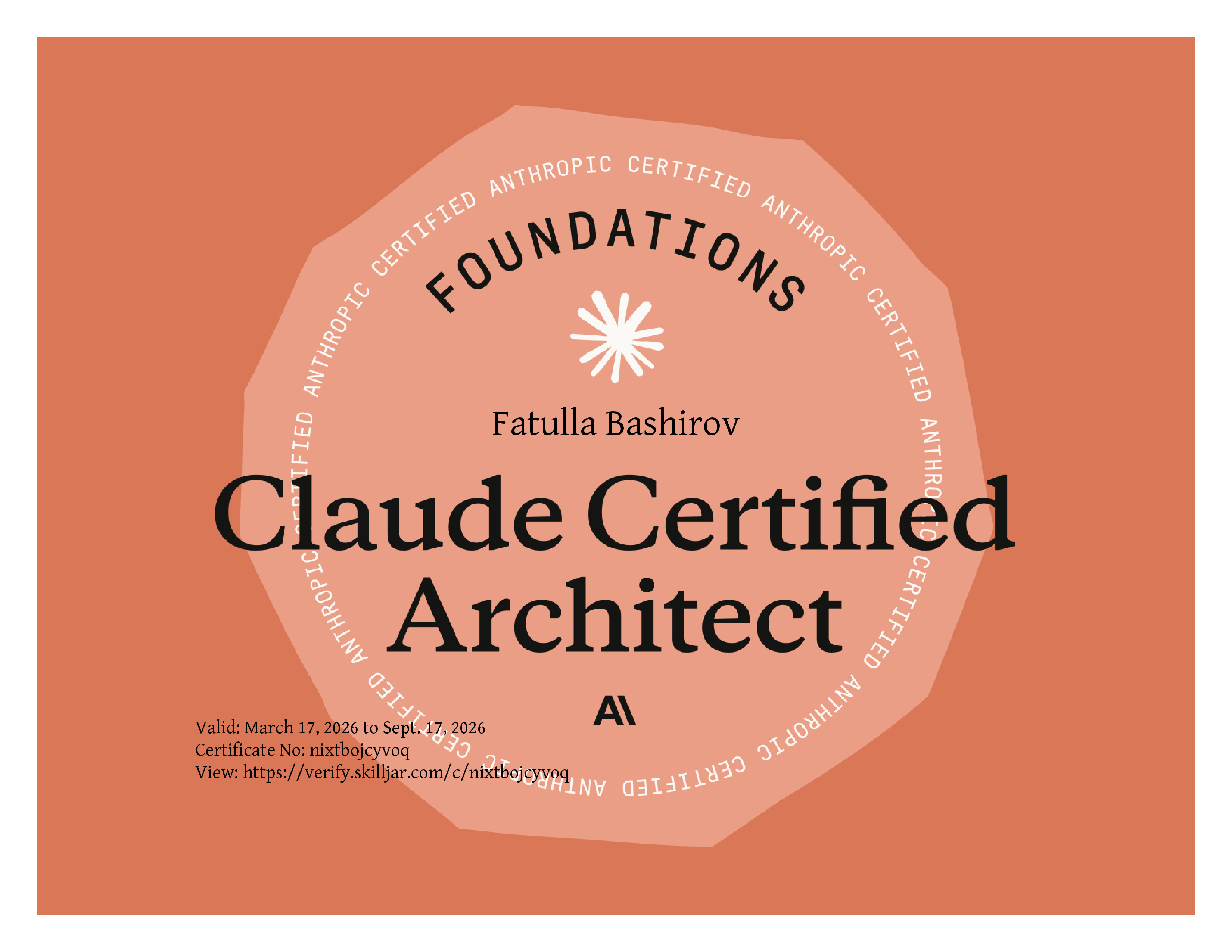 Claude Certified Architect